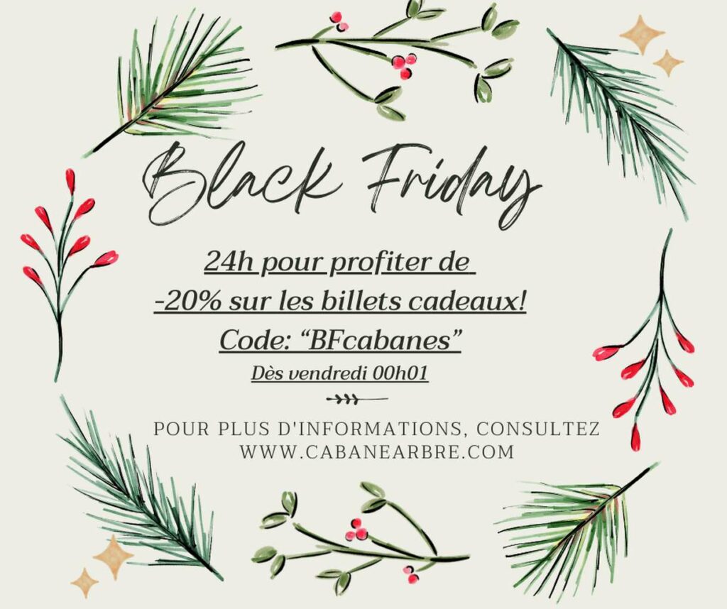 black friday cabane