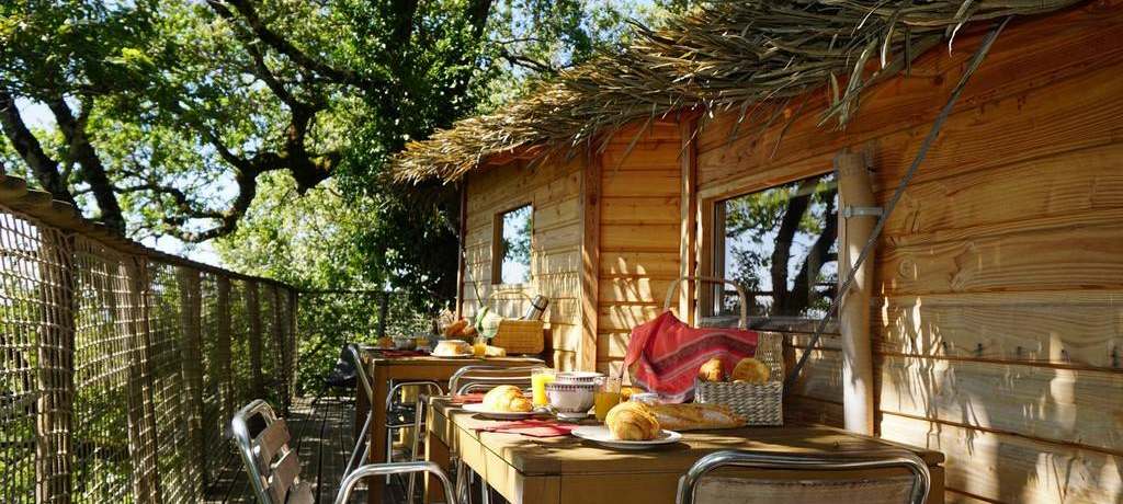 Cabanes dans les arbres Cantal - Petit déjeuner