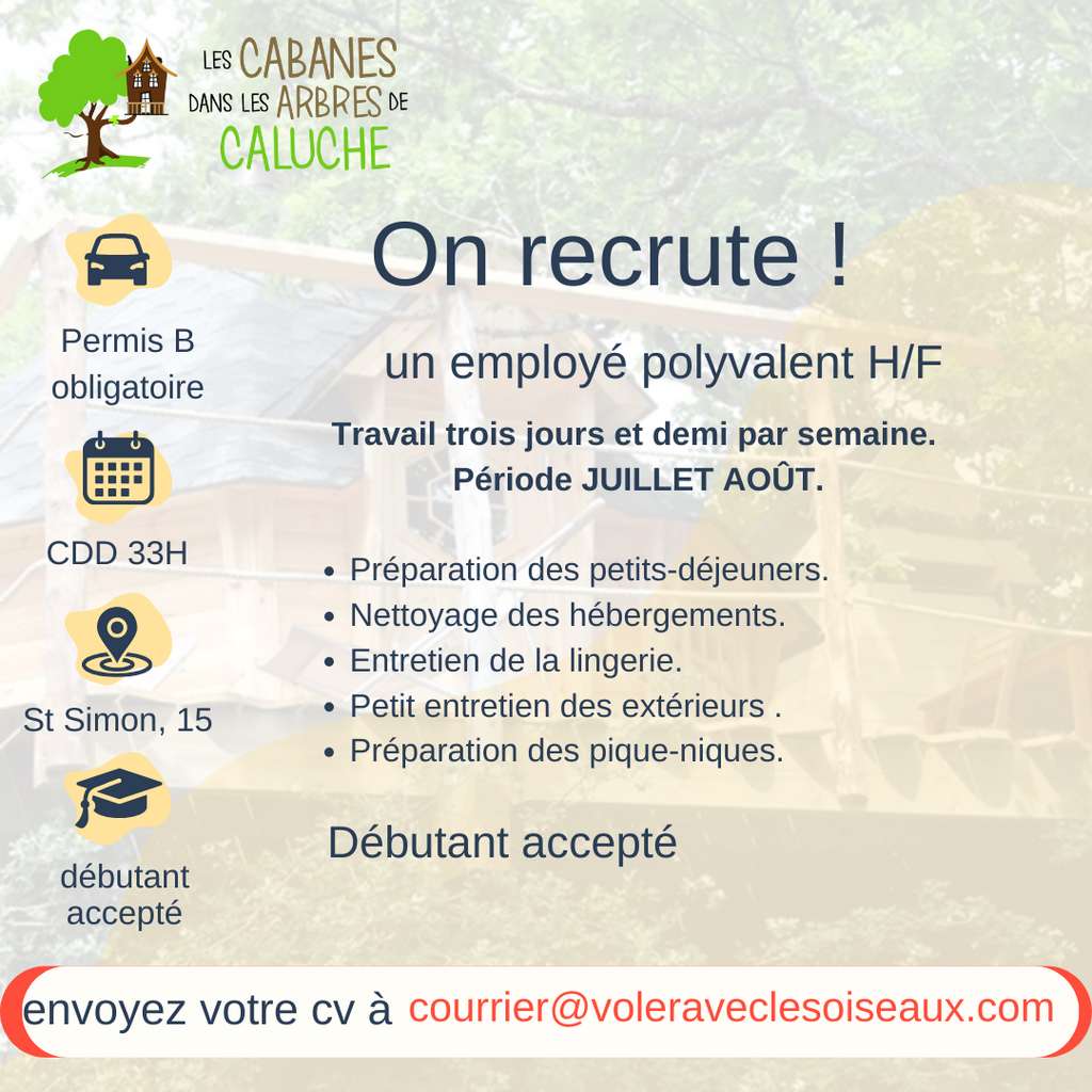 Offre d’emploi 2024